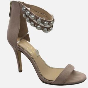 Jessica Simpson Heels with Pearl‎ Accents